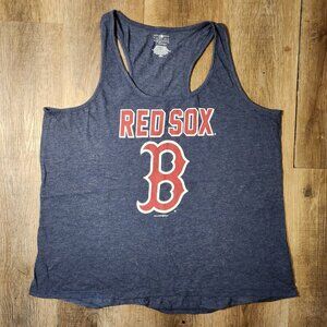 ⚾✨MLB Officially Licensed Red Sox 5th & Ocean Tri-Blend Tank Top-2XL